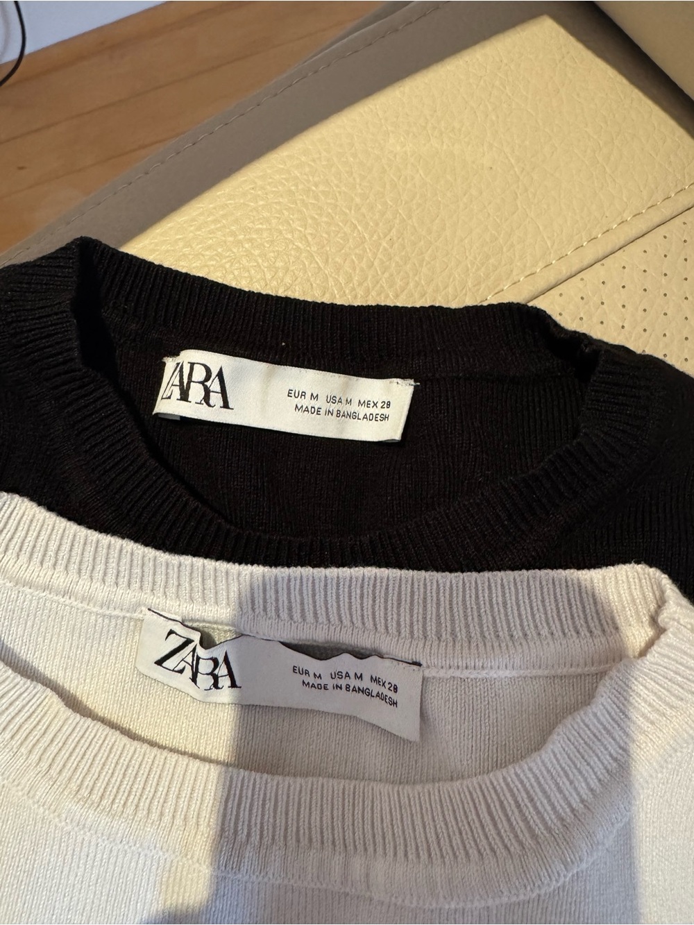 Zara Ribbed Cropped Tank Tops - Picture 2 of 2